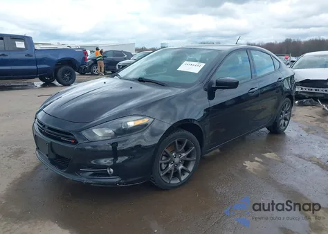 2016 Dodge Dart Sxt Sport Rallye из США, поврежденный, VIN 1C3CDFFAXGD822509